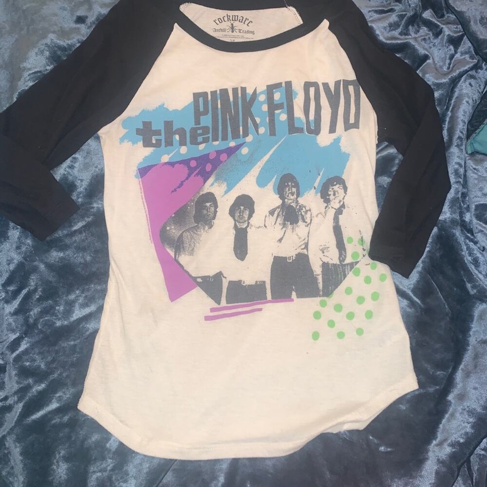 PINK FLOYD RAGLAN BAND TEE S